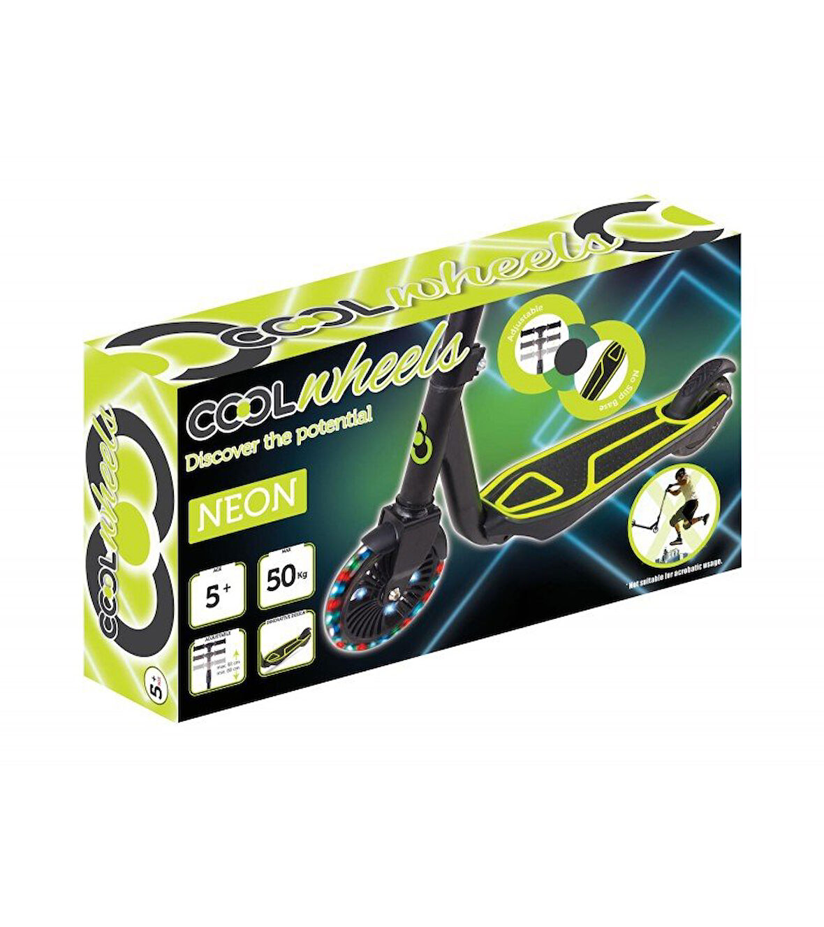 5+ Yaş Cool Wheels Işıklı