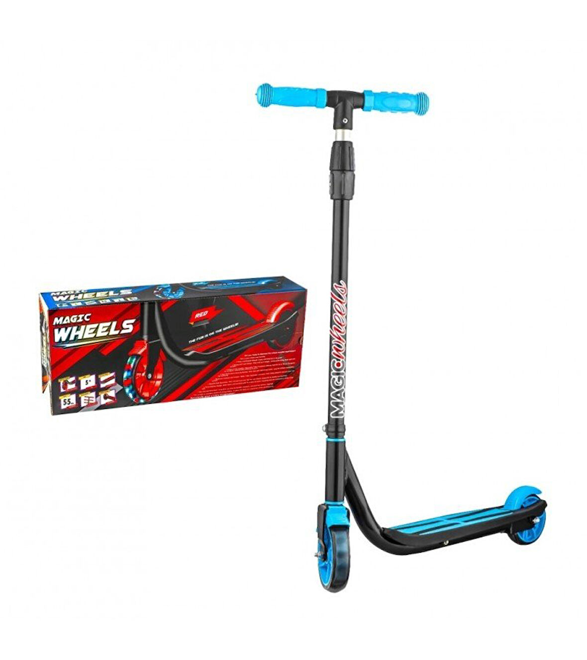 5+ Yaş Işıklı 2 Teker Scooter