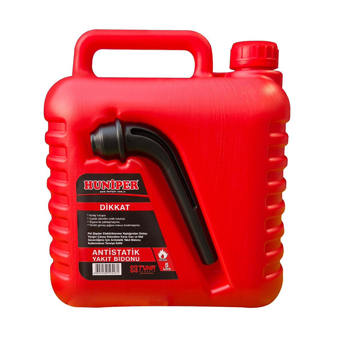 Huniper Antistatik Benzin Yakıt Bidonu 5 Lt