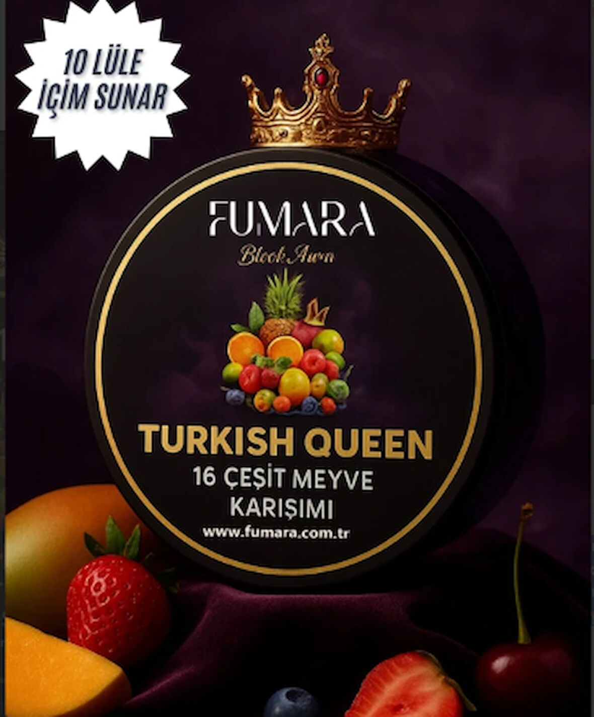 Fumara Turkish Queen Nargile Marmelatı 200gr. 16 Çeşit Özel Aroma