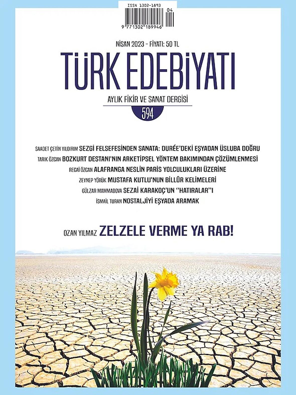 Türk Edebiyatı 594.Sayı Nisan 2023