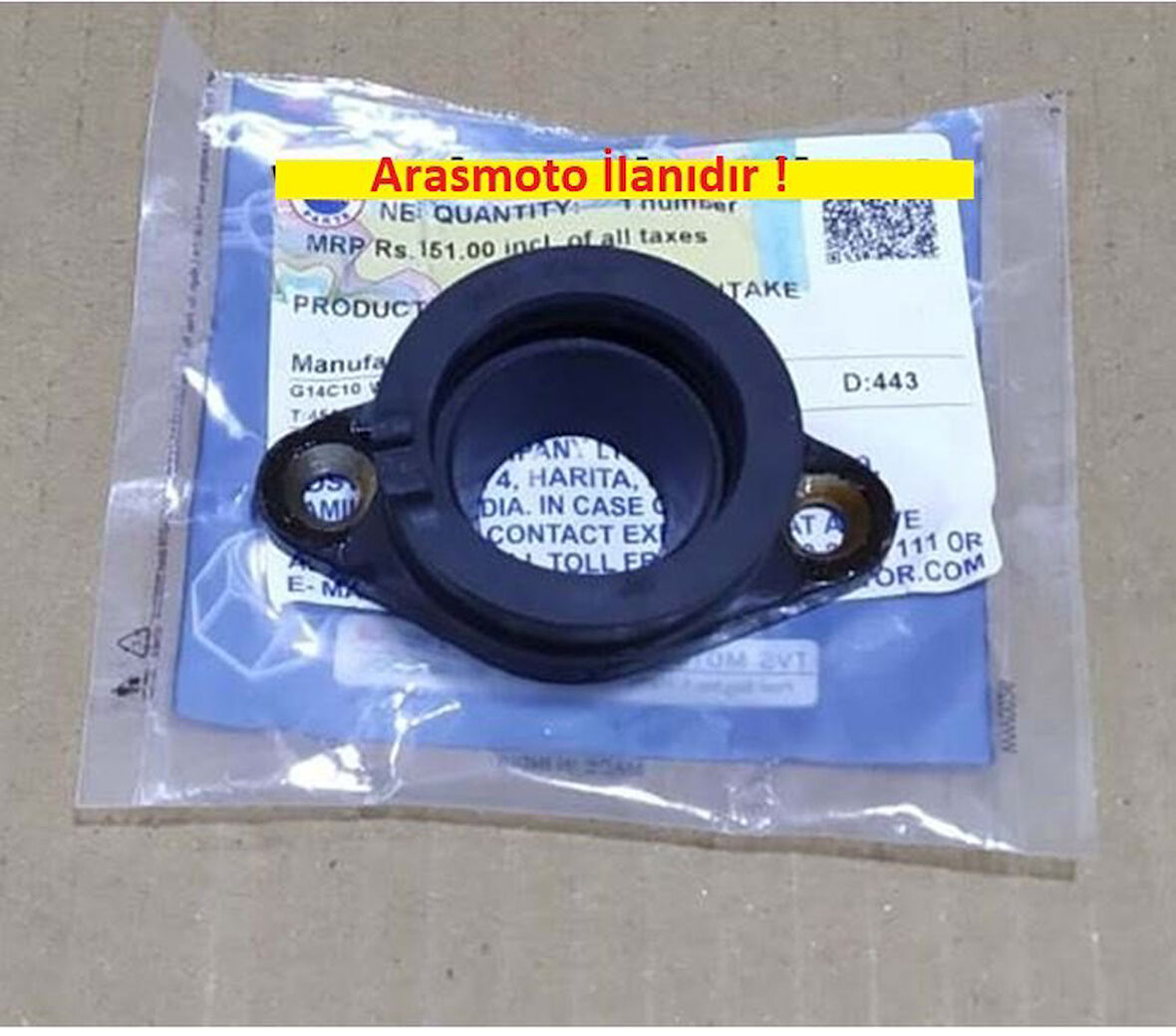 Tvs Apache Rtr 150 -180 Manifolt Orjinal Emme Manifoldu - Arasmoto