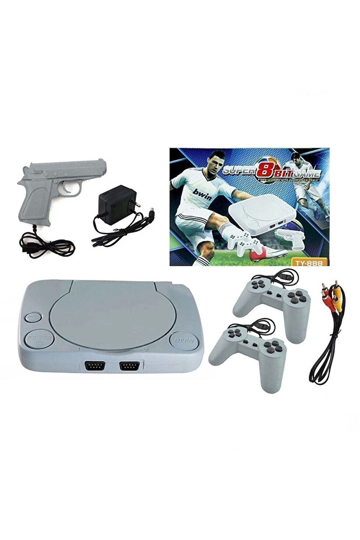 Super 8 Bit Tv Game Yeni Version Retro Televizyon Atarisi Tabanca Tüplü Tv De Çalışır