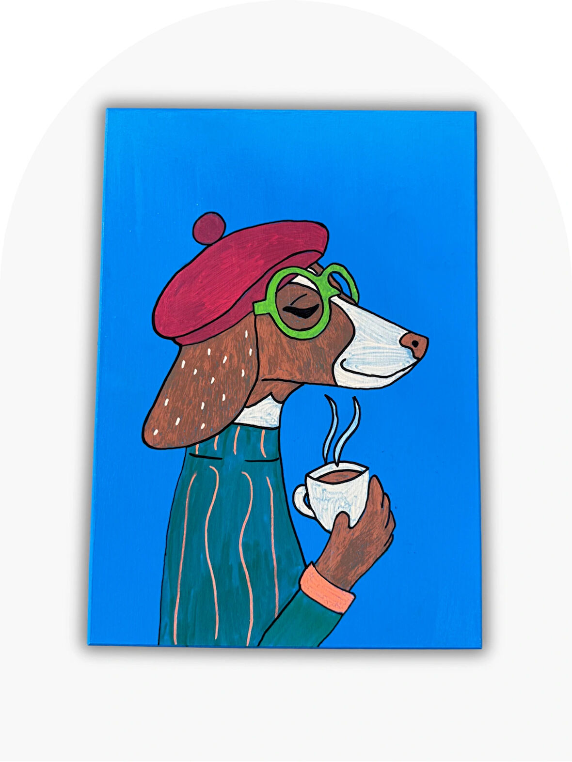 Köpek Model Ahşap Tasarım Tavla