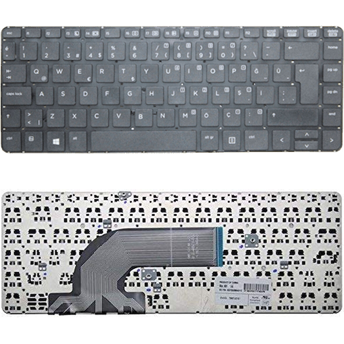 Hp Probook 430 G2 Uyumlu Klavye Tuş Takımı Tuş Seti Siyah Türkçe
