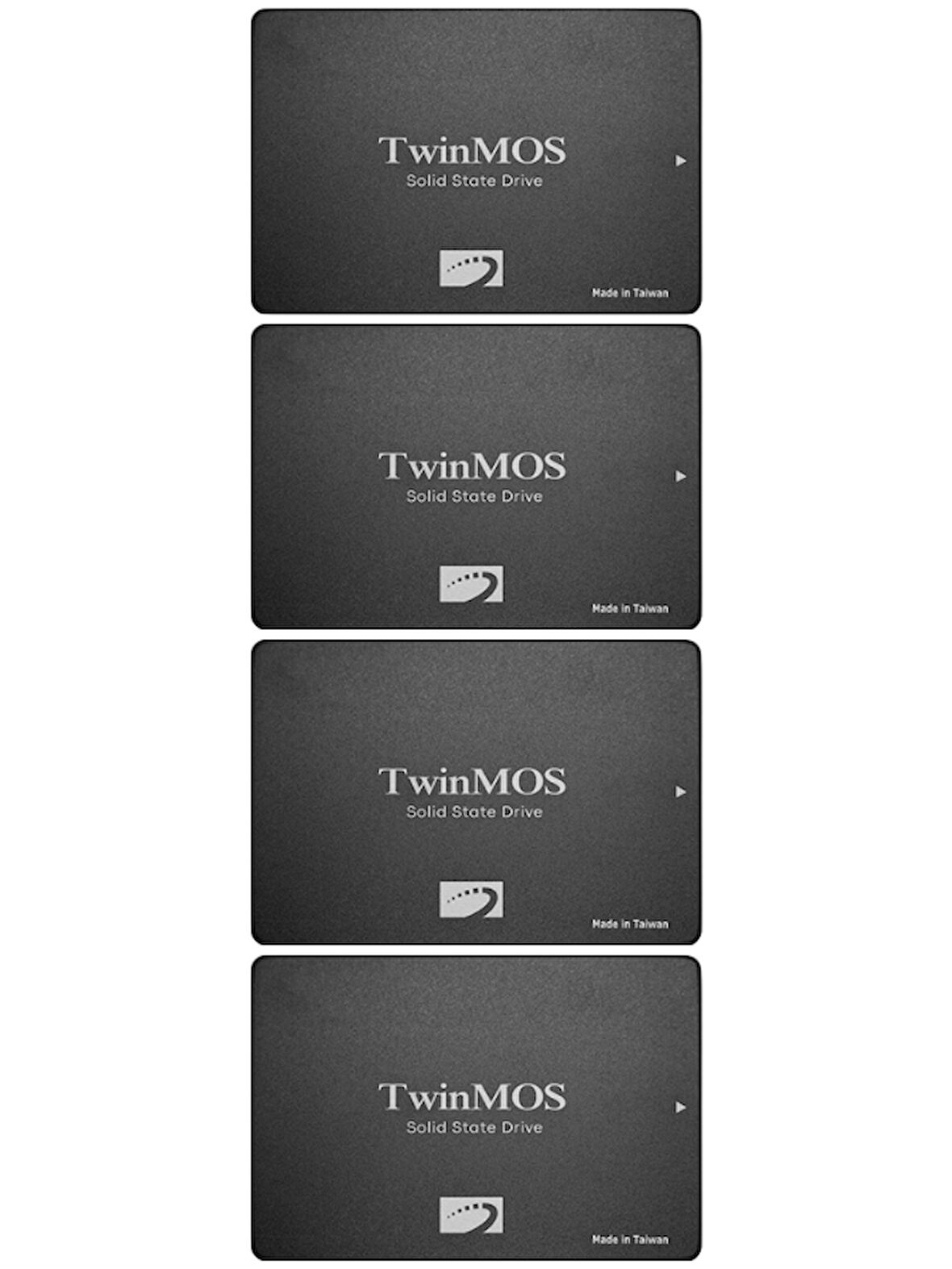 (4 Adet) Twinmos TM256GH2UGL 2.5" 256 GB 580/550 MB/S TLC 3D NAND SATA 3 SSD