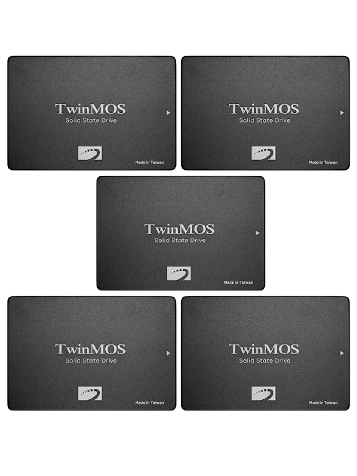 (5 Adet) Twinmos TM256GH2UGL 2.5" 256 GB 580/550 MB/S TLC 3D NAND SATA 3 SSD