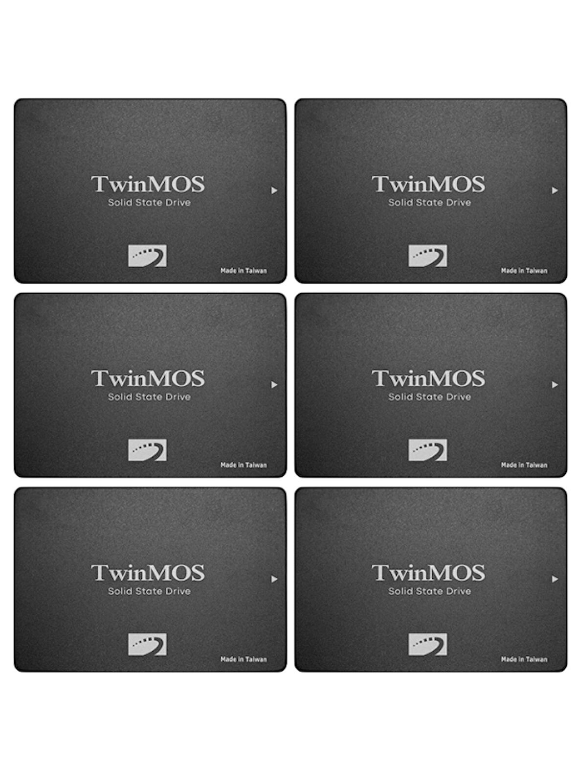(6 Adet) Twinmos TM256GH2UGL 2.5" 256 GB 580/550 MB/S TLC 3D NAND SATA 3 SSD