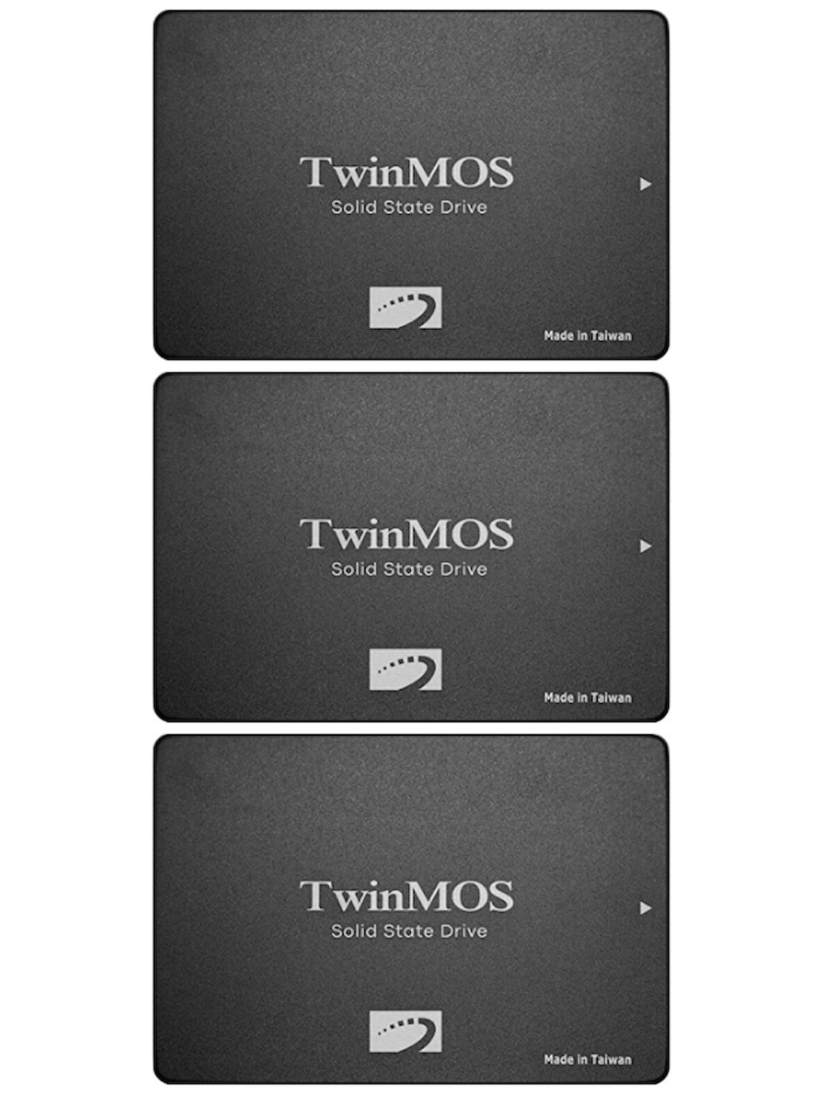 (3 Adet) Twinmos TM256GH2UGL 2.5" 256 GB 580/550 MB/S TLC 3D NAND SATA 3 SSD