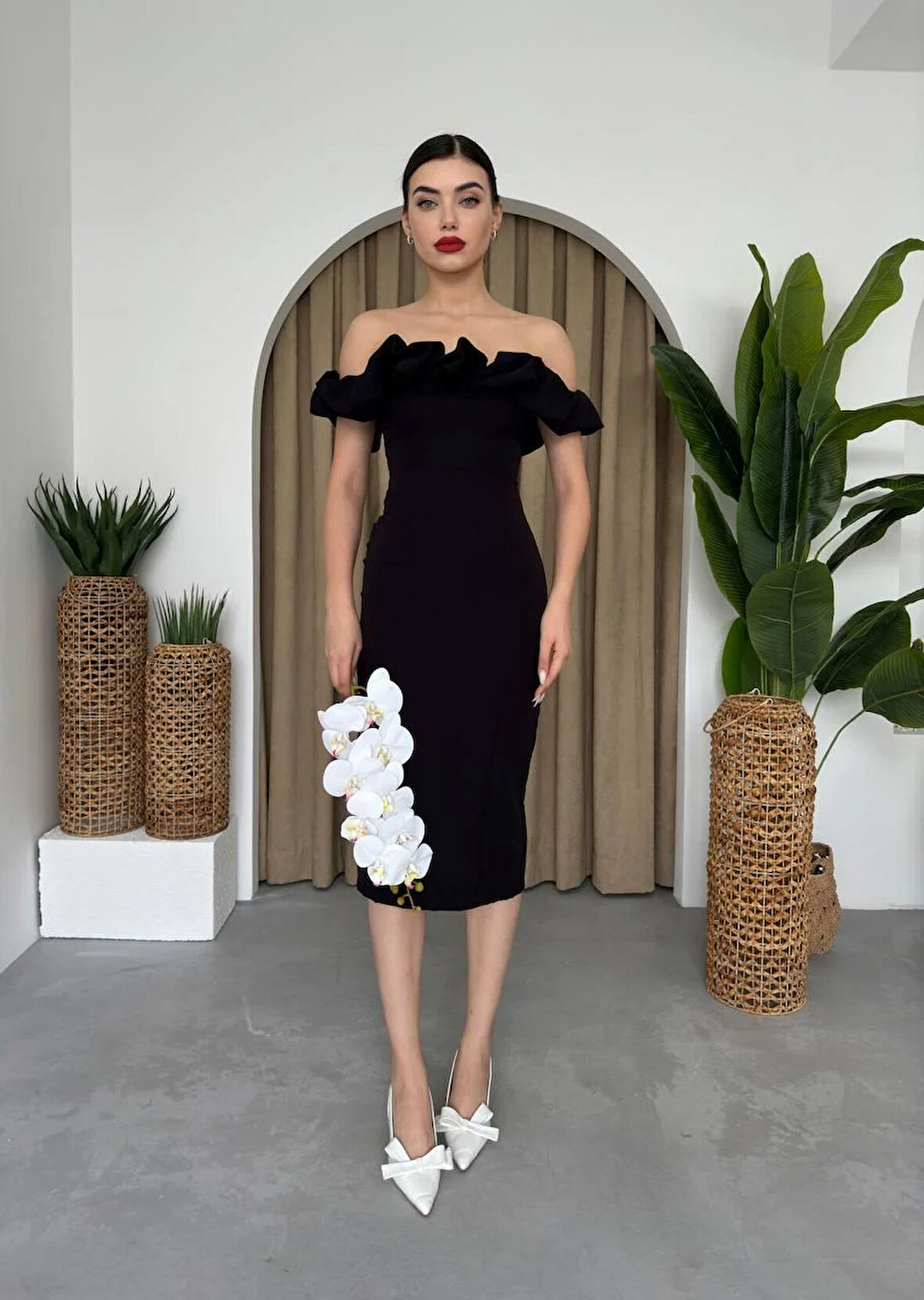 Parla Midi Atlas Elbise