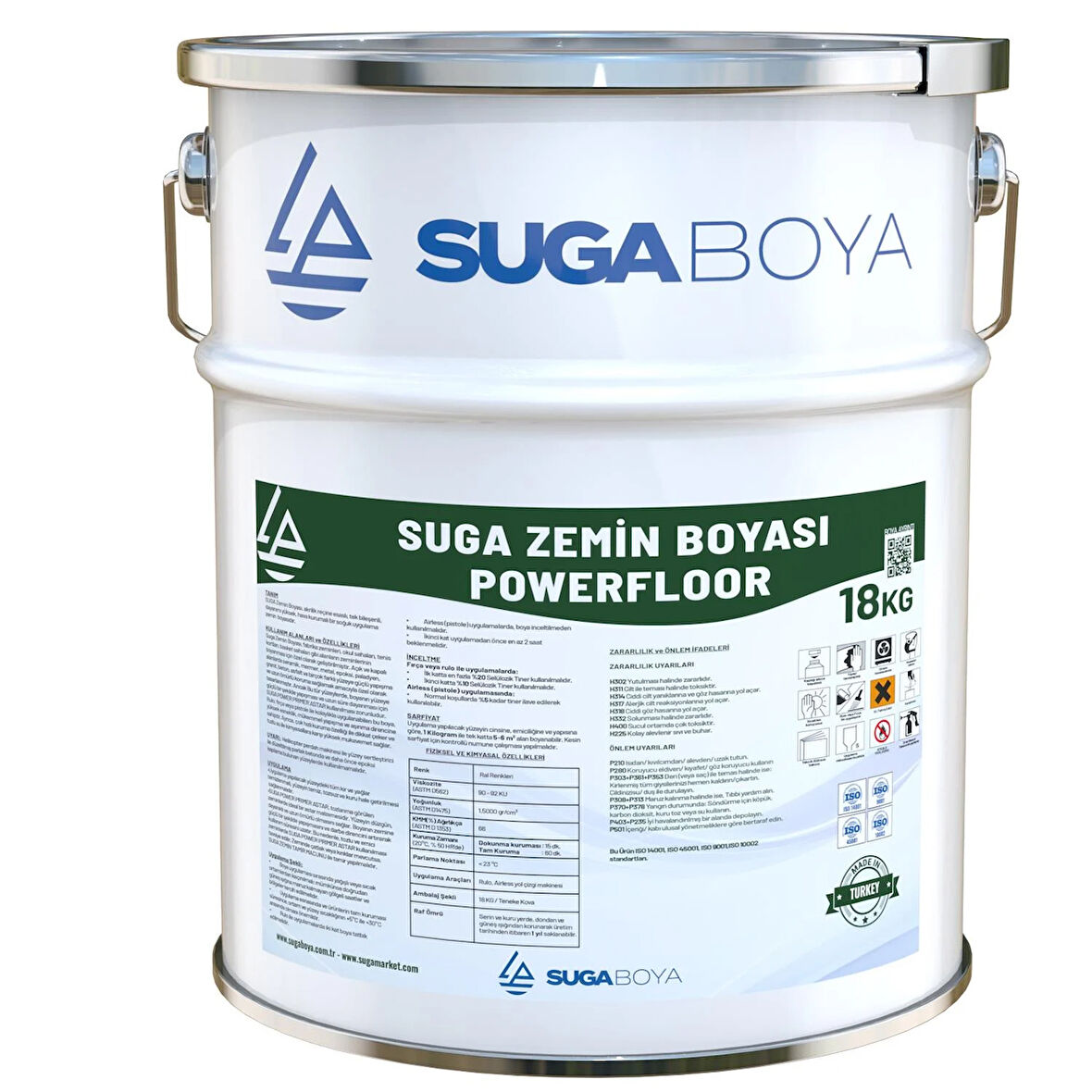 SUGA POWERFLOOR  ZEMİN BOYASI 18 KG