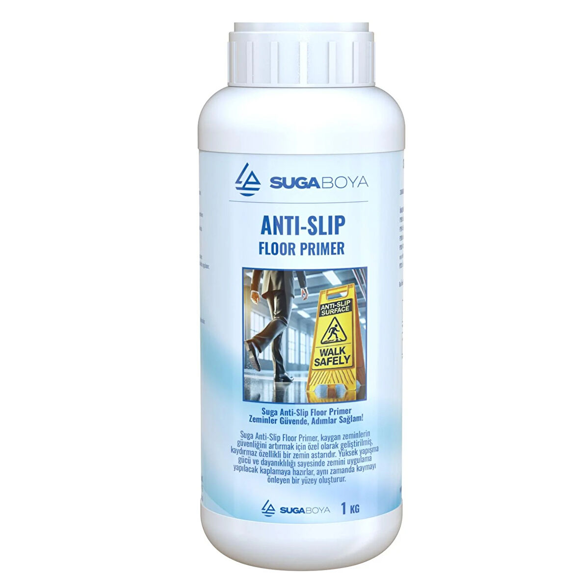 SUGA ANTİ-SLİP FLOOR PRIMER KAYDIRMAZ ZEMİN ASTAR 1 KG
