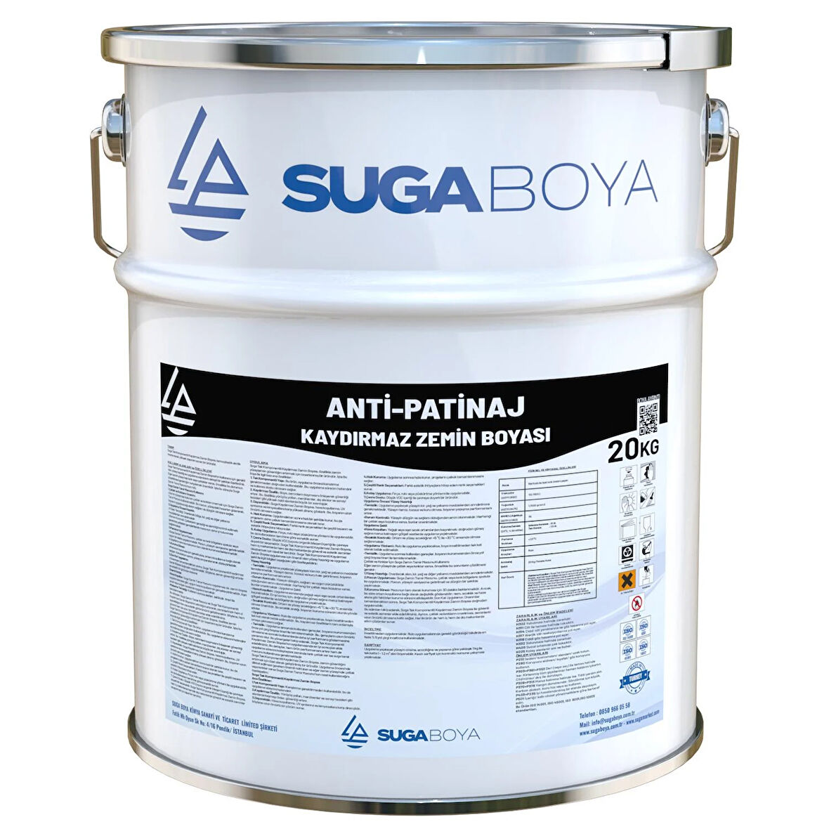 SUGA ANTİ-PATİNAJ KAYDIRMAZ ZEMİN BOYASI 20 KG