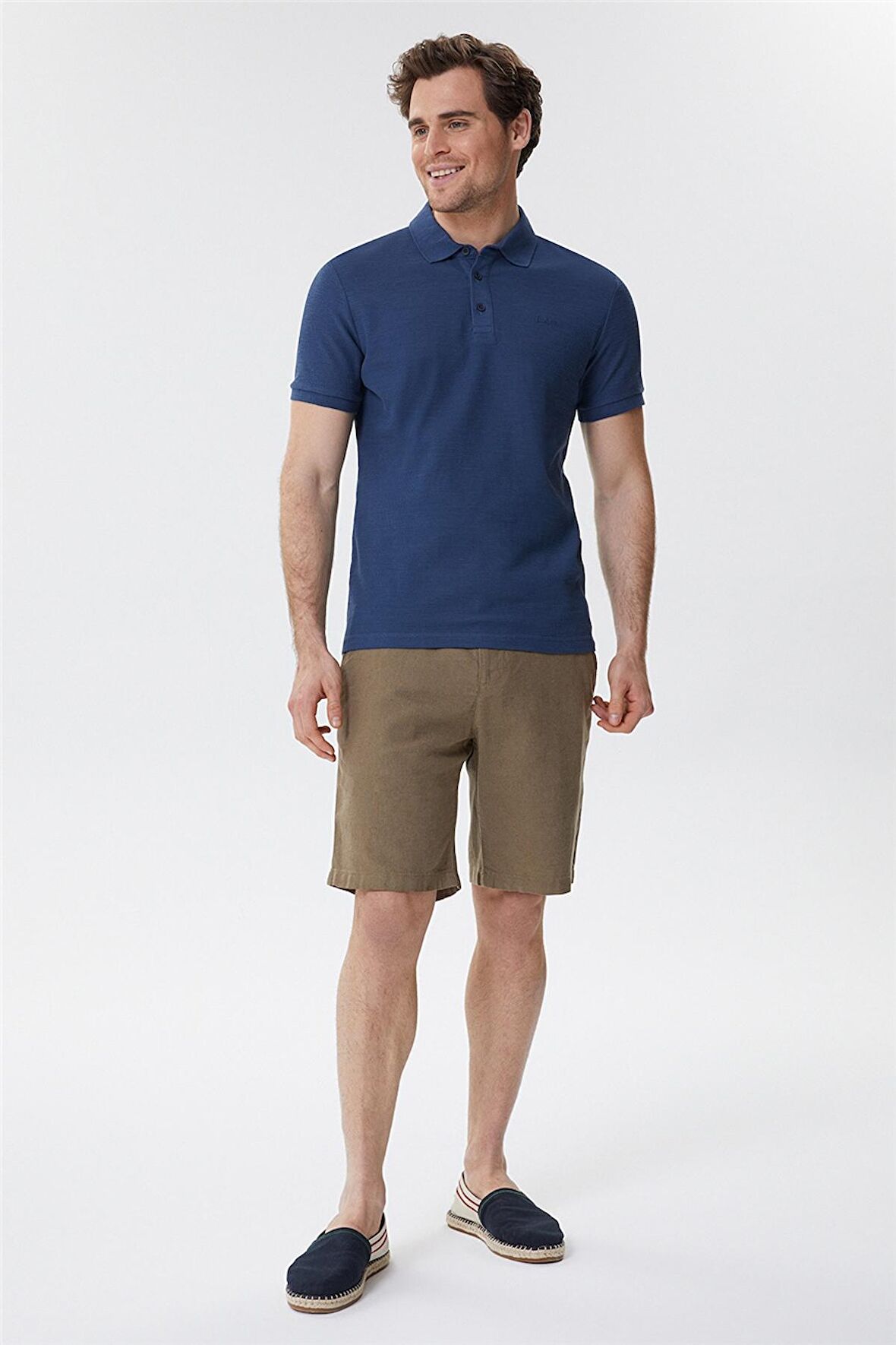 Tylen Erkek Polo Yaka T-Shirt Açık Lacivert