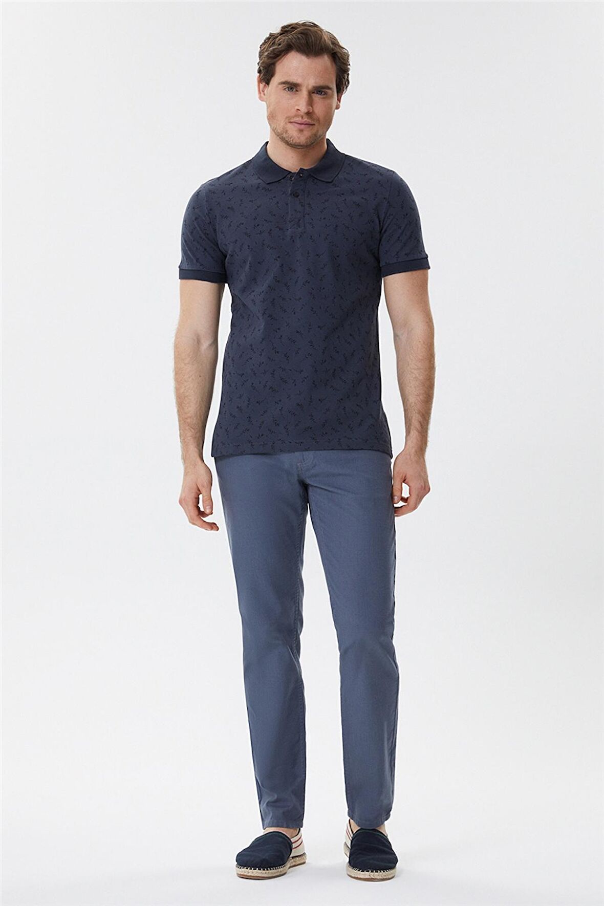 Bernard Erkek Polo Yaka T-Shirt Antrasit