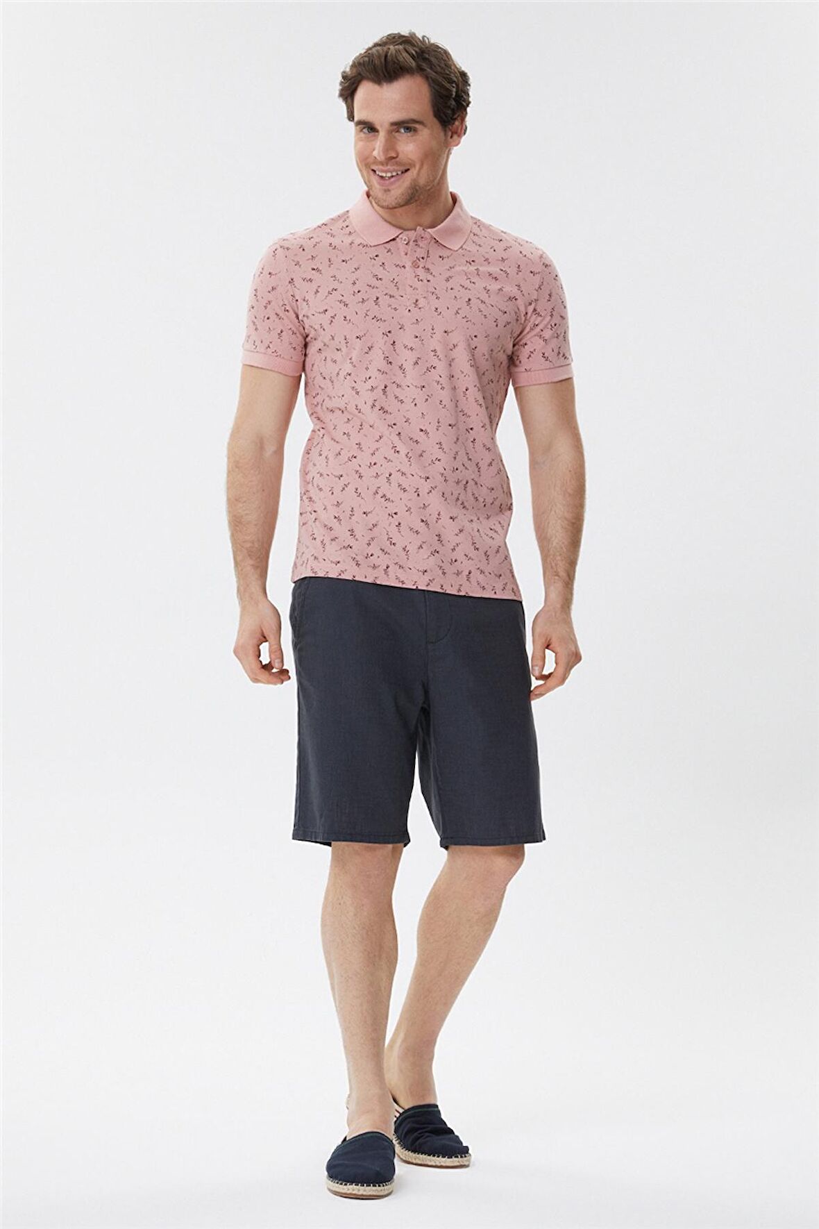 Bernard Erkek Polo Yaka T-Shirt Gül Kurusu
