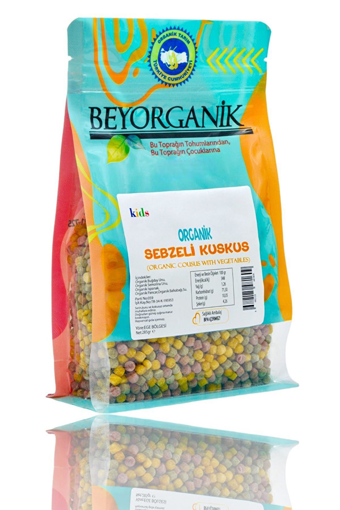 Beyorganik Organik Sebzeli Kuskus 285 gr
