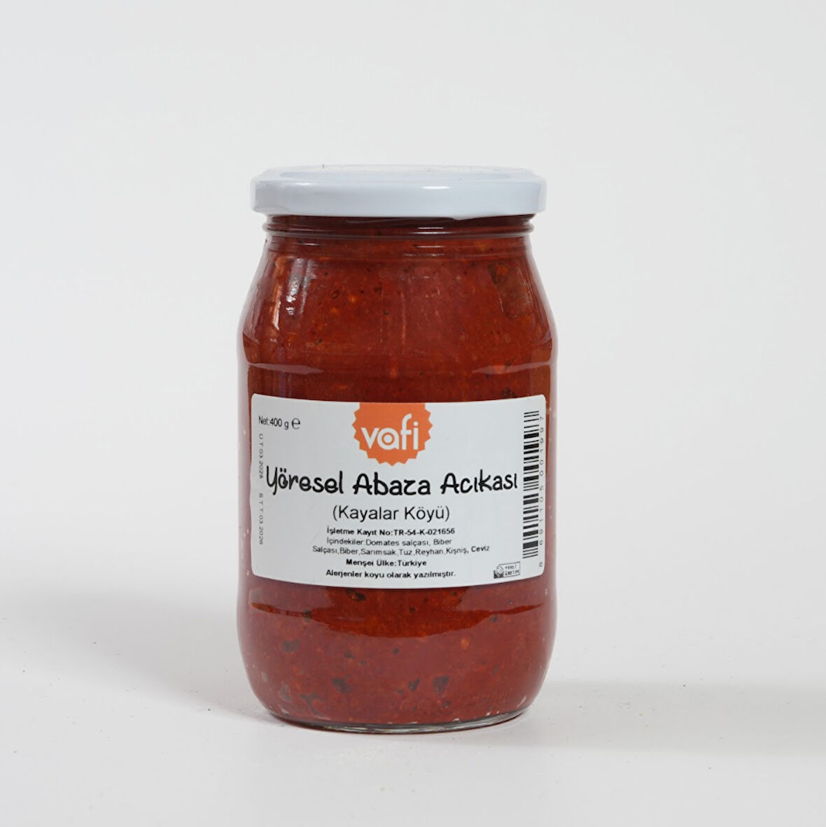 Vafi Yemeklik Abaza Acıkası 400 gr