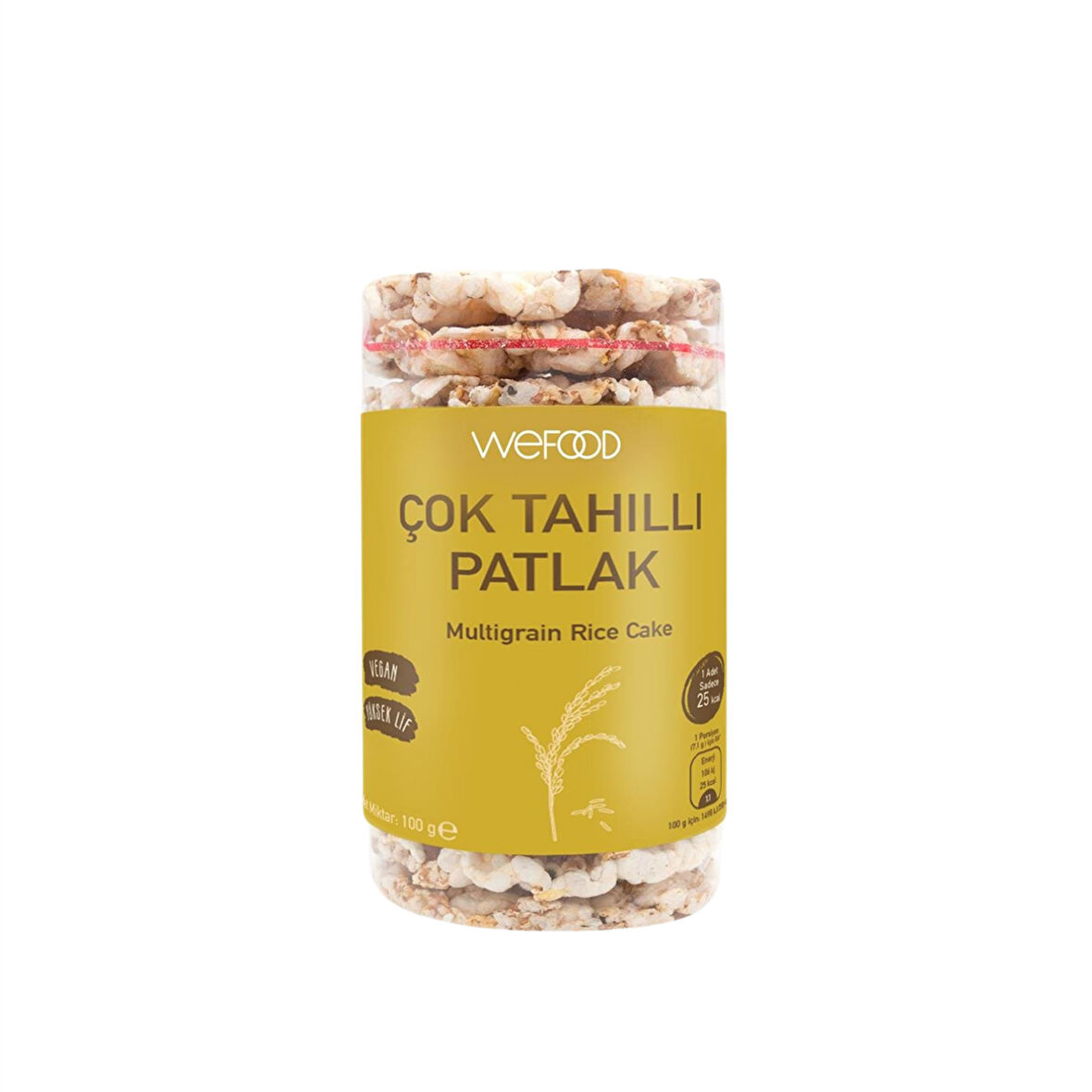 Wefood Çok Tahıllı Pirinç Patlağı 100 gr