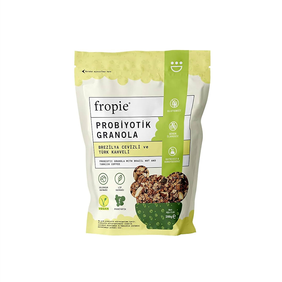 Fropie Brezilya Cevizi&Türk Kahvesi Granola 200 gr