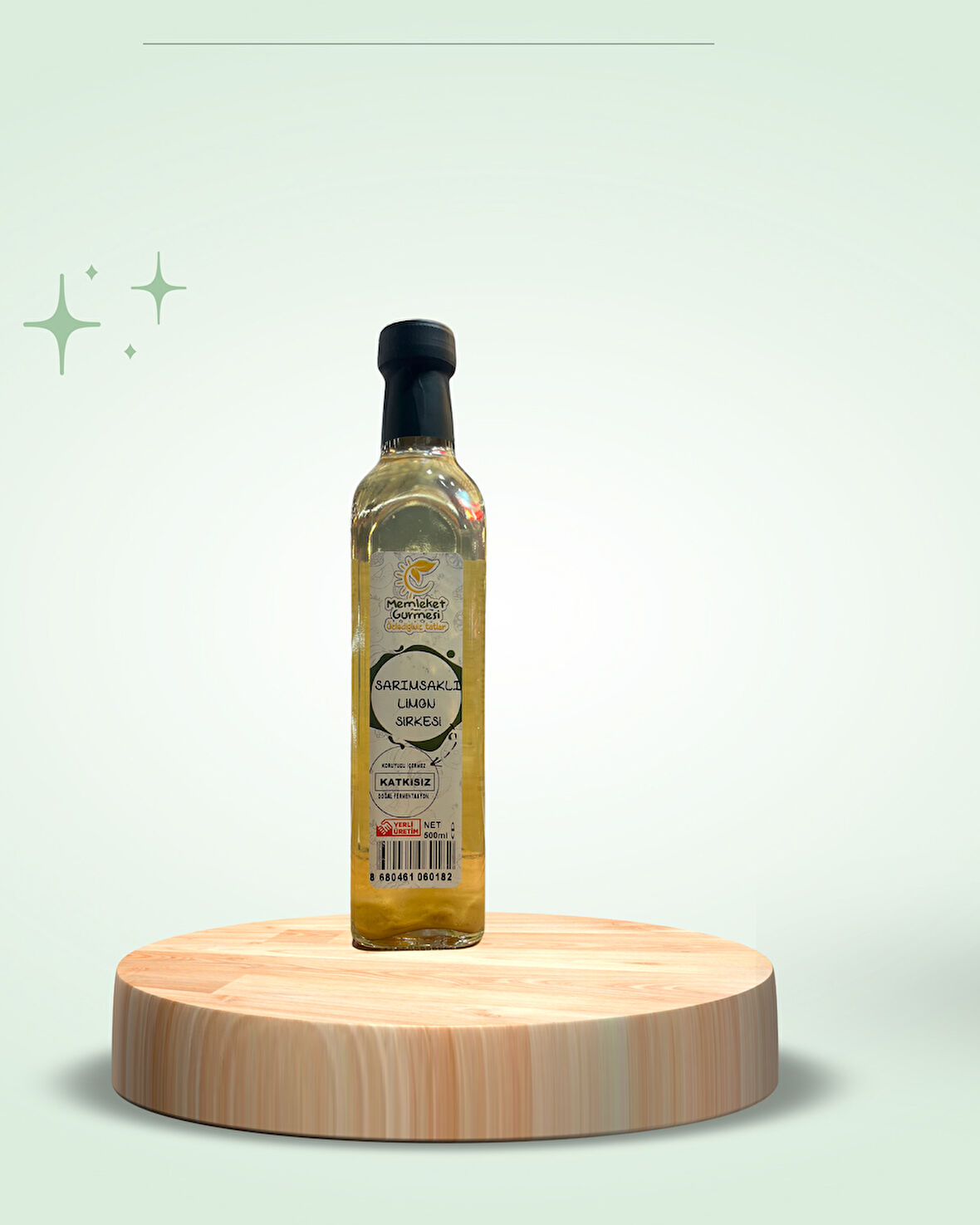 Vafi Sirke Serisi Sarımsaklı Limon Sirkesi 500 ml