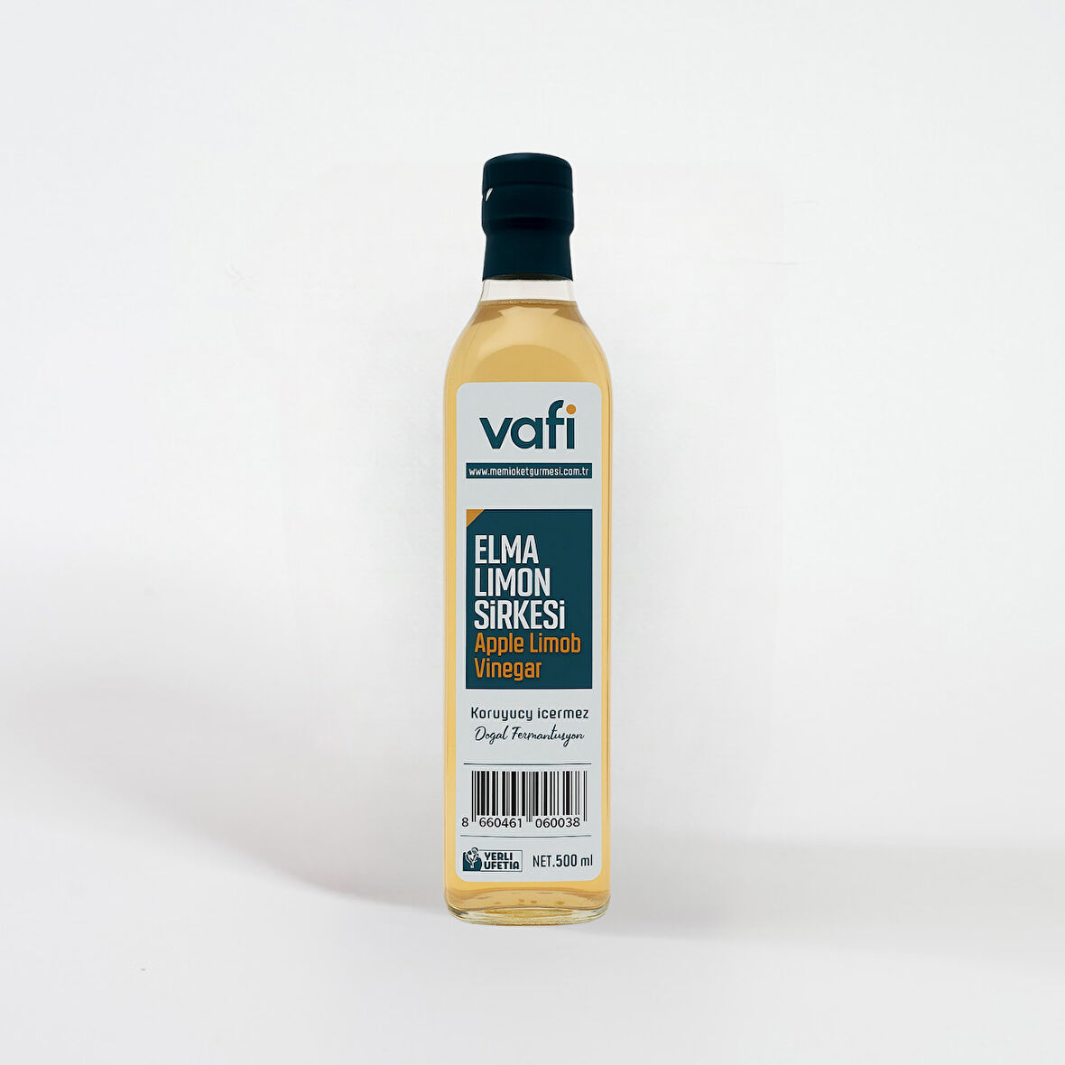 Vafi Sirke Serisi Elma Limon Sirkesi 500 ml