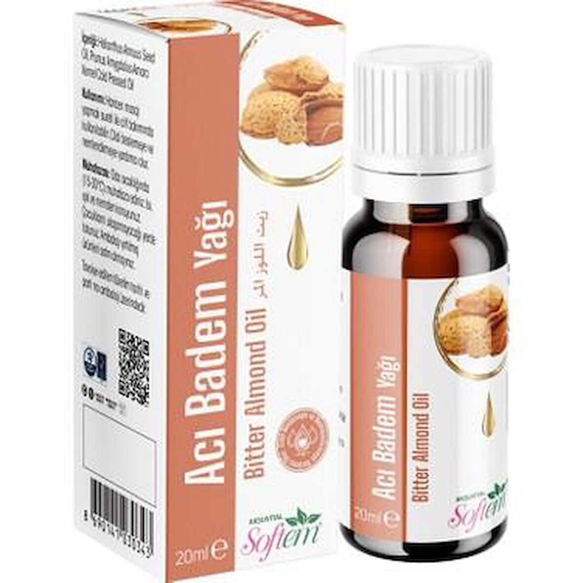 Softem Acı Badem Yağı 20 ml