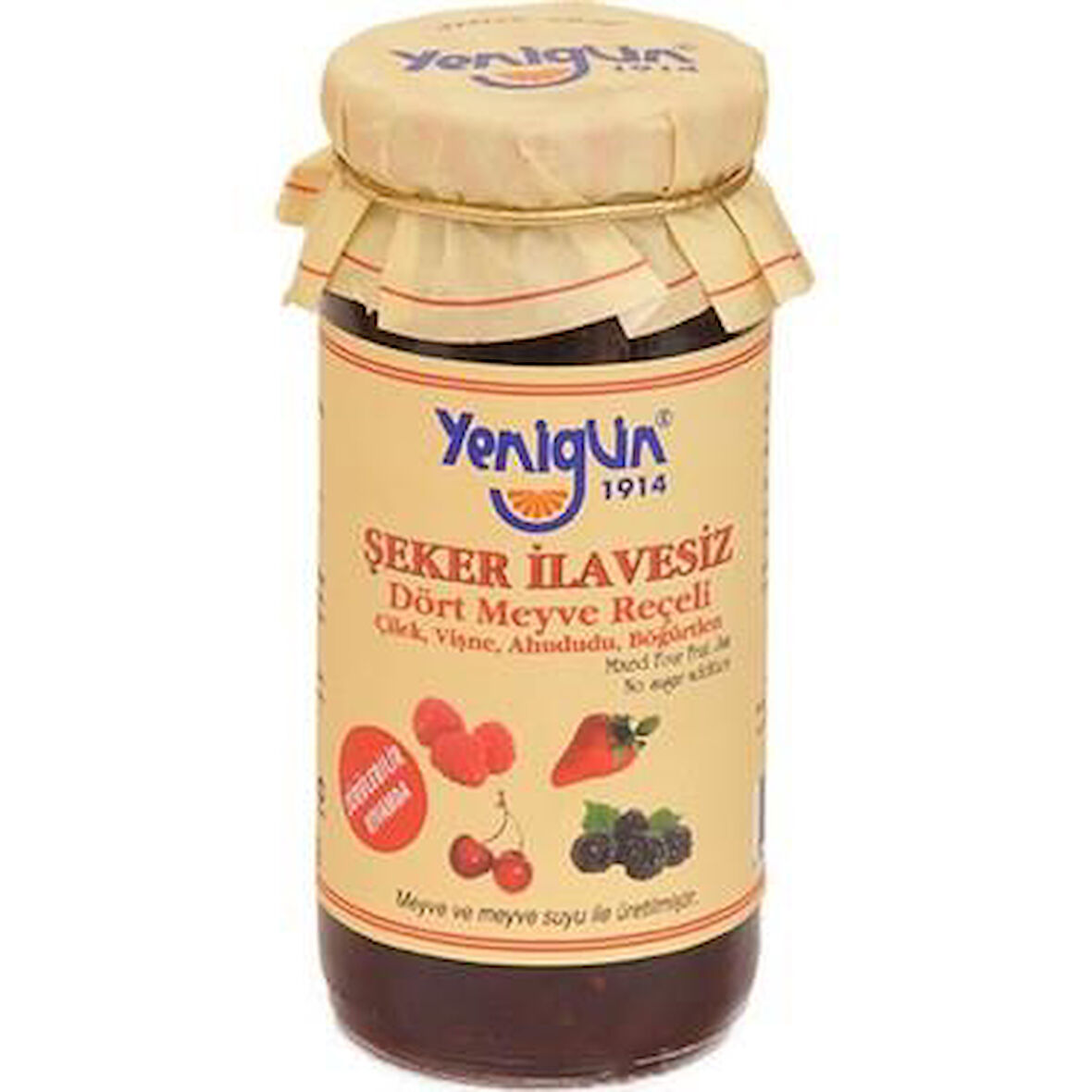 Yenigün Şekersiz Dört Meyve Reçeli 290 gr