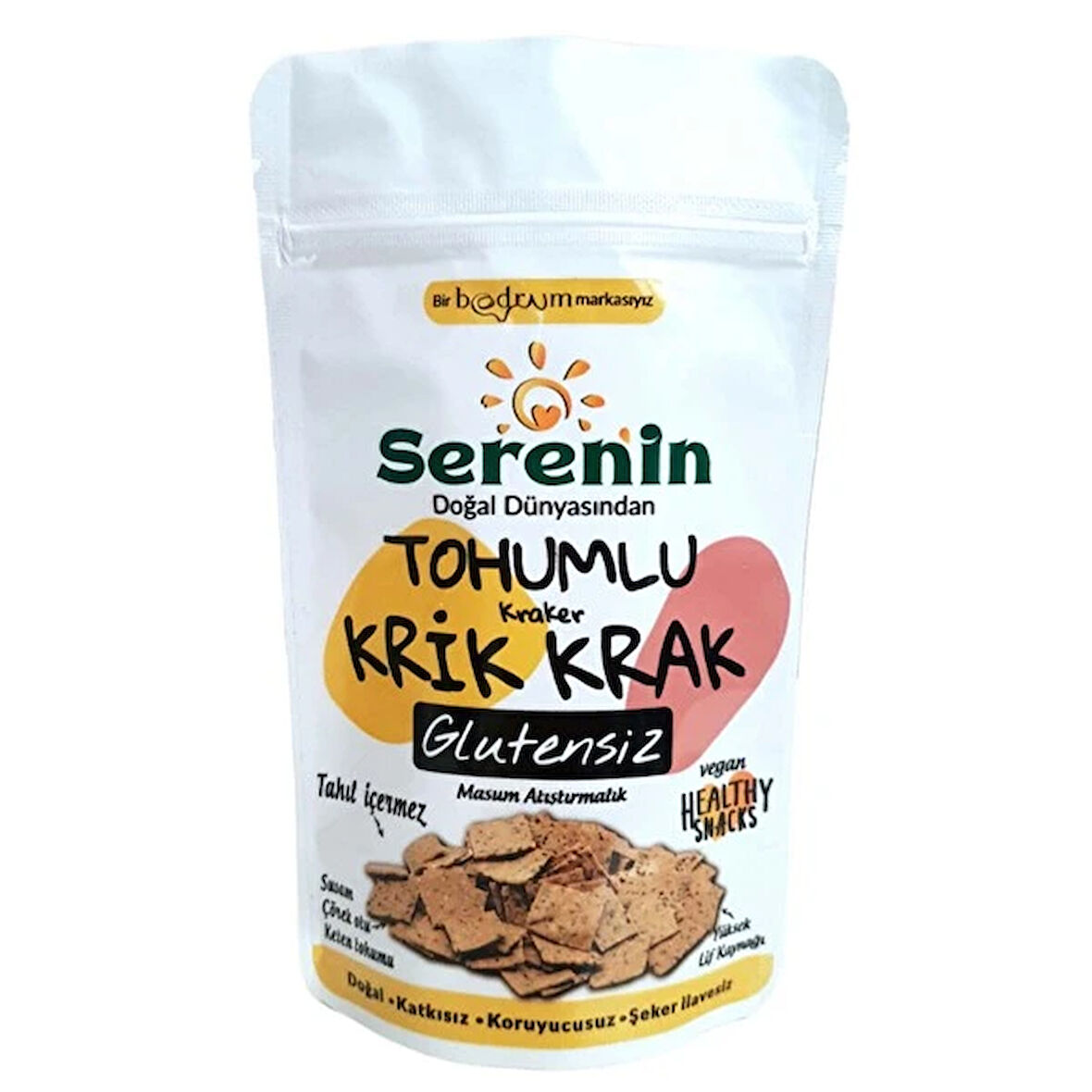 Serenin Doğal Dünyası Glutensiz Tohumlu Krik Krak Kraker 80 gr