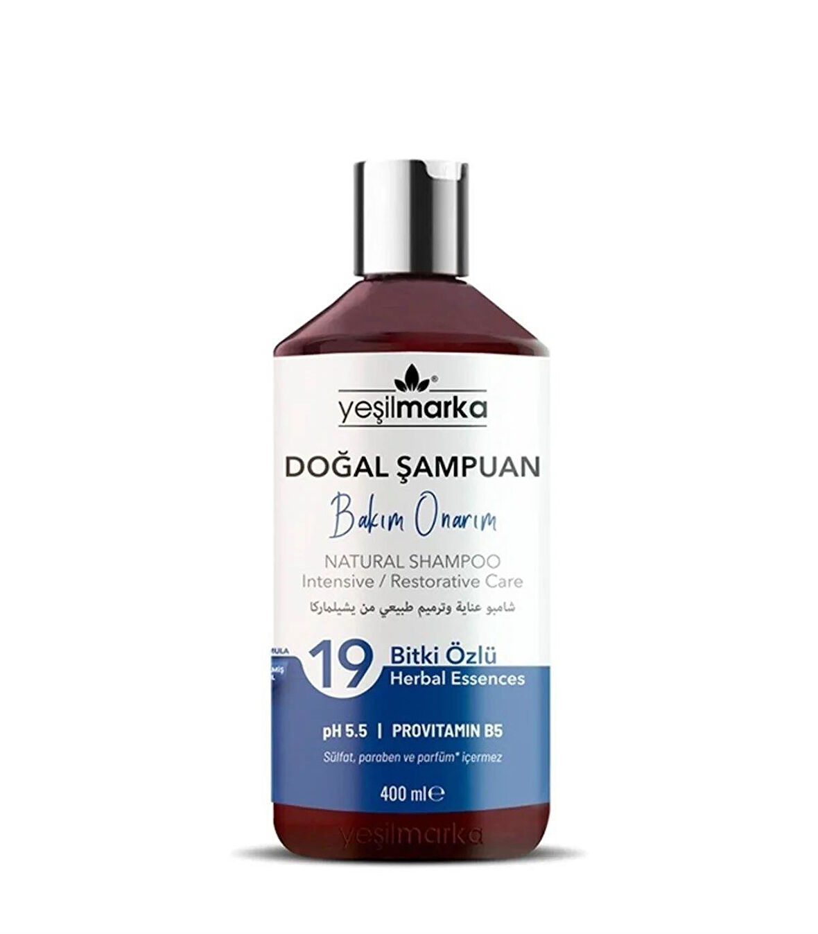 Yeşil Marka Bakım Onarım Şampuanı 400 ml