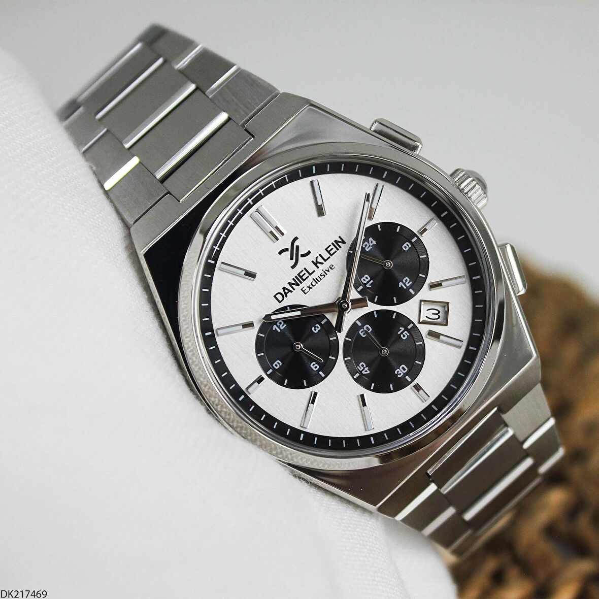 Daniel Klein DK217469-1 Çelik Kordonlu Erkek Kol Saati