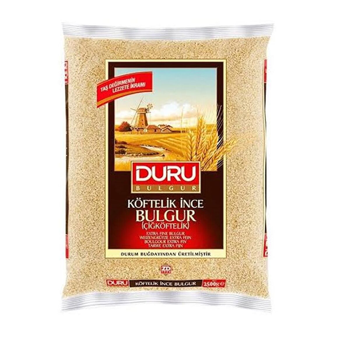 DURU ÇİĞ KÖFTELİK İNCE BULGUR 2.5 KG