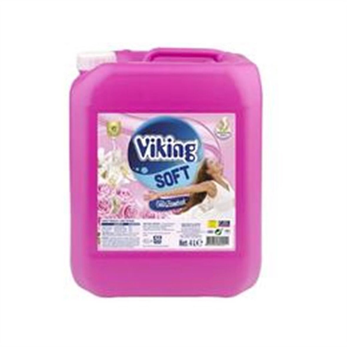 Viking Soft Romantik Gül - Zambak Sıvı Deterjan 50 Yıkama Yumuşatıcı 5 lt