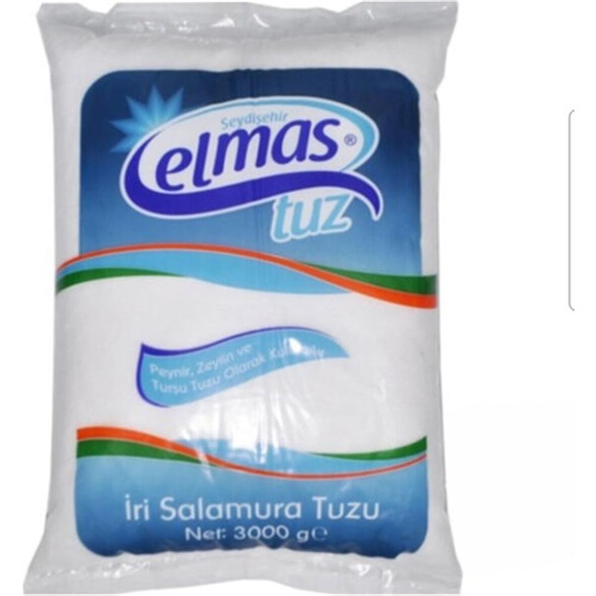 ELMAS İRİ SALAMURA TUZ 3000 G