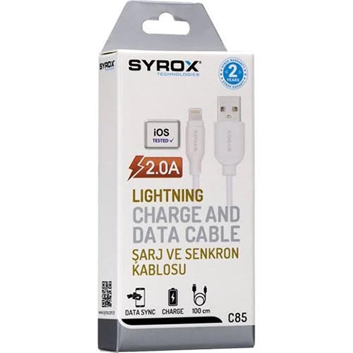 SYROX 2.0 A İPHONE DATA KABLO