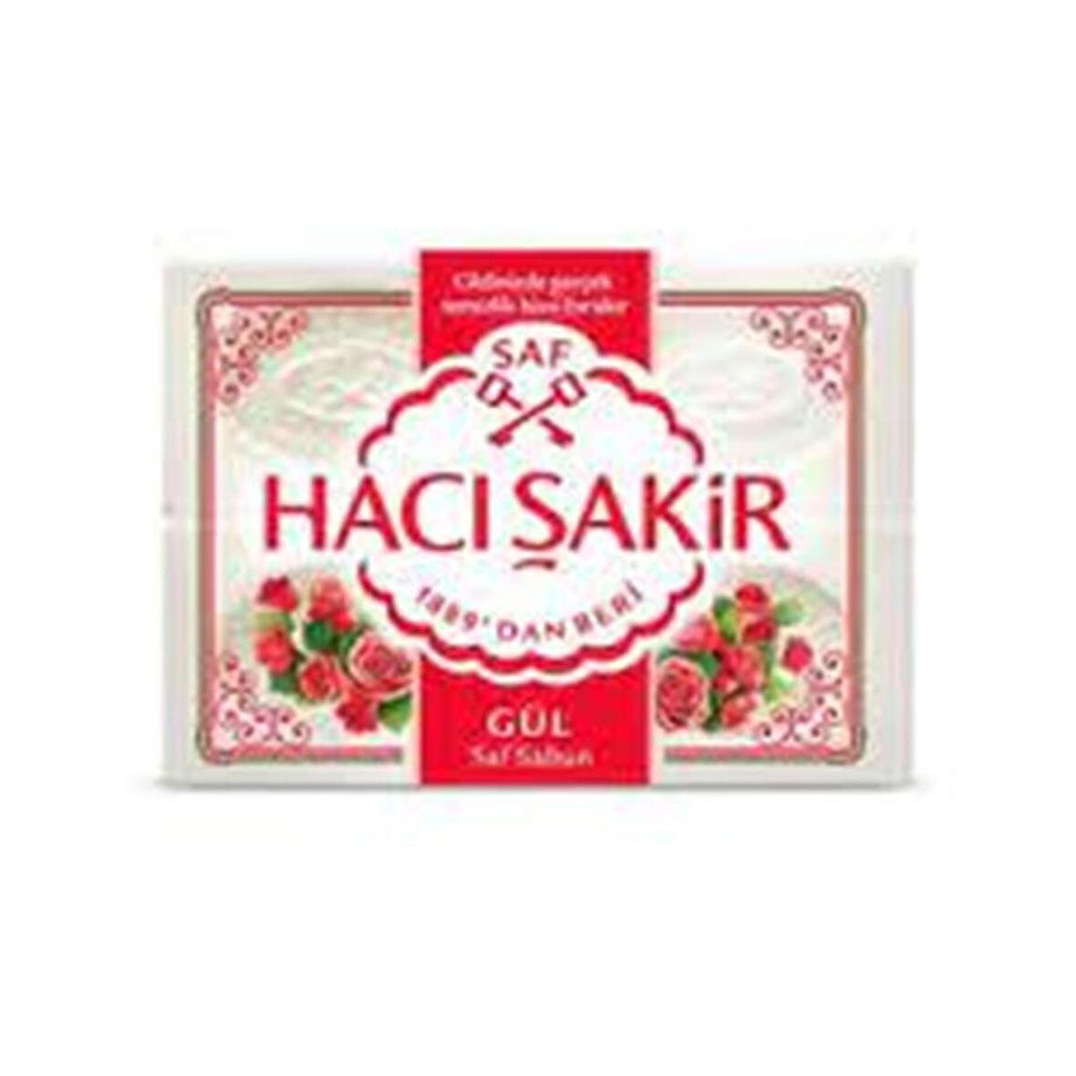 HACI ŞAKİR BEYAZ SABUN GÜL 600 G