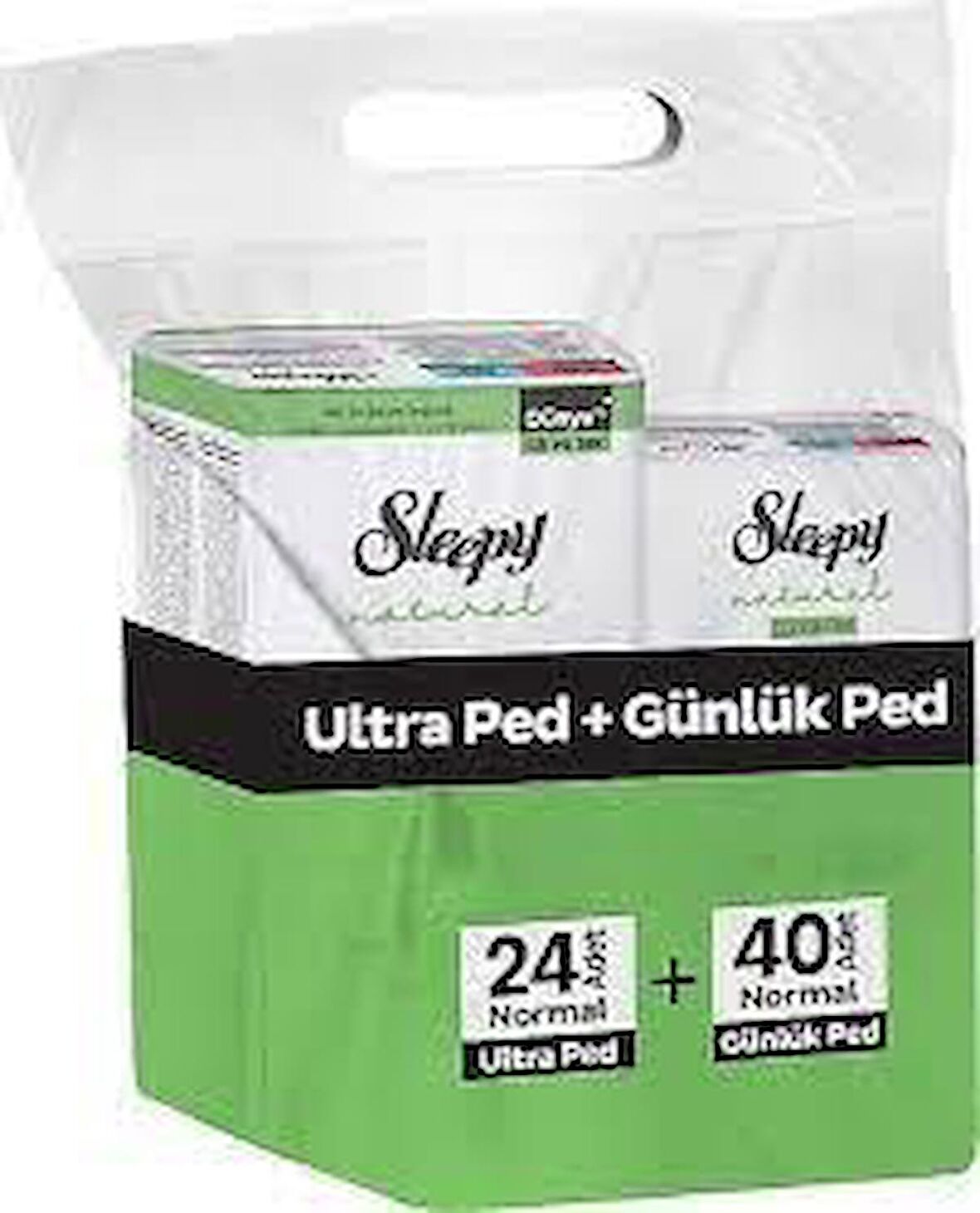 SLEEPY NATURAL ULTRA PED NORMAL 24 ADET + GÜNLÜK PED NORMAL 40 ADET 