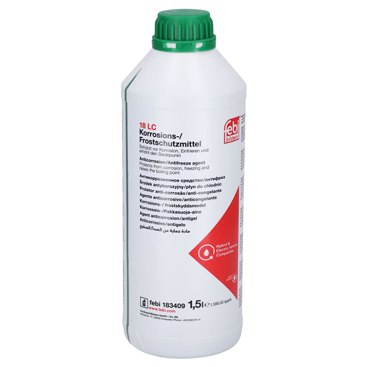 FEBI 183409-YESİL ANTİFRİZ BMW ONAYLI 1.5 LT 