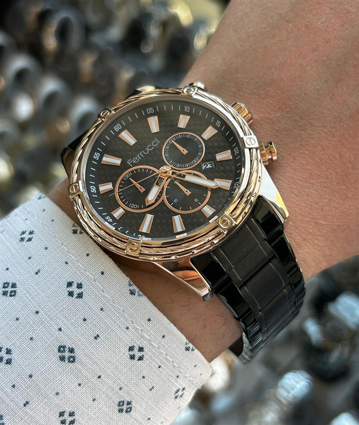 FC.12829FM.03 FERRUCİ  ERKEK KOL SAATİ  AKTİF FONKSİYON