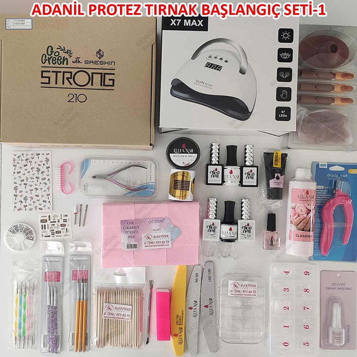 ADANİL PROTEZ TIRNAK BAŞLANGIÇ SETİ 1