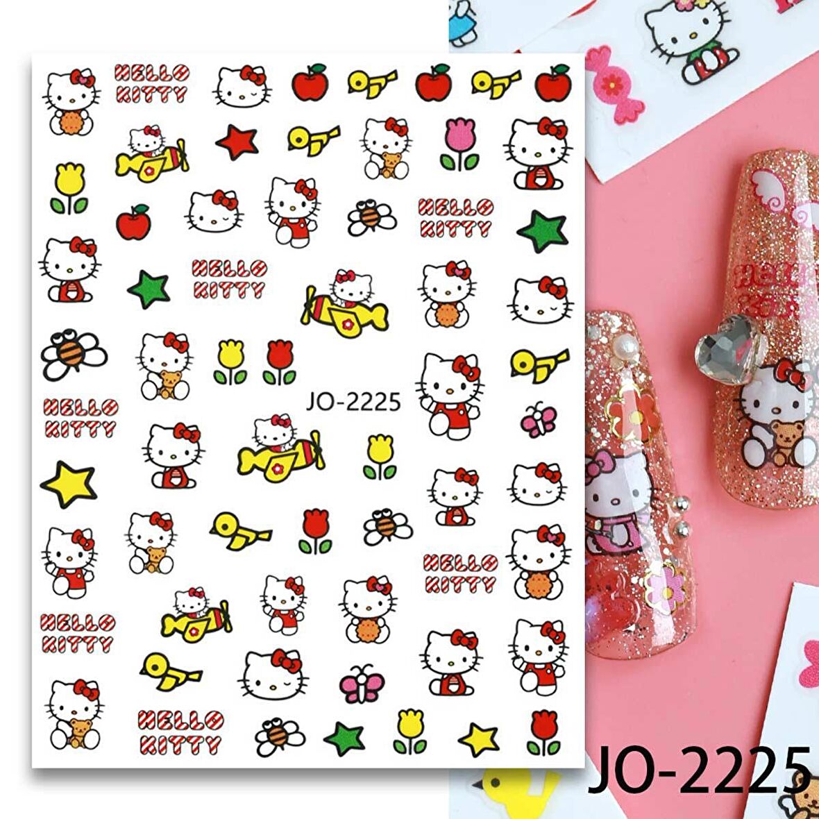 Adanil Kuş Böcek Uçak Hello Kitty Sticker J0-2225