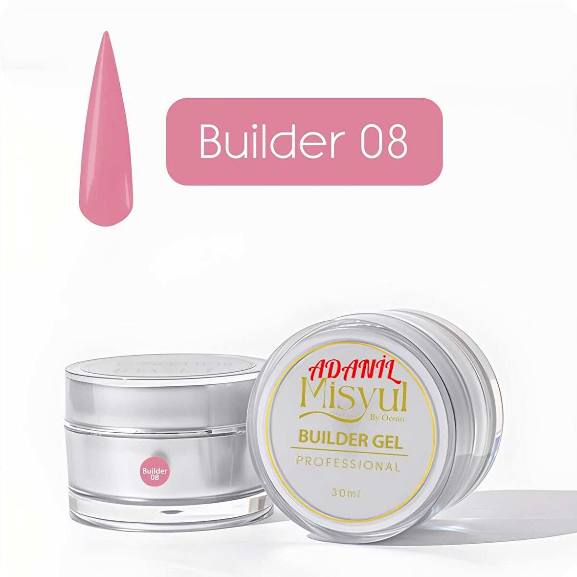 Adanil Misyul 30 ml Profesyonel Builder Gel 08 Şeker Pembe