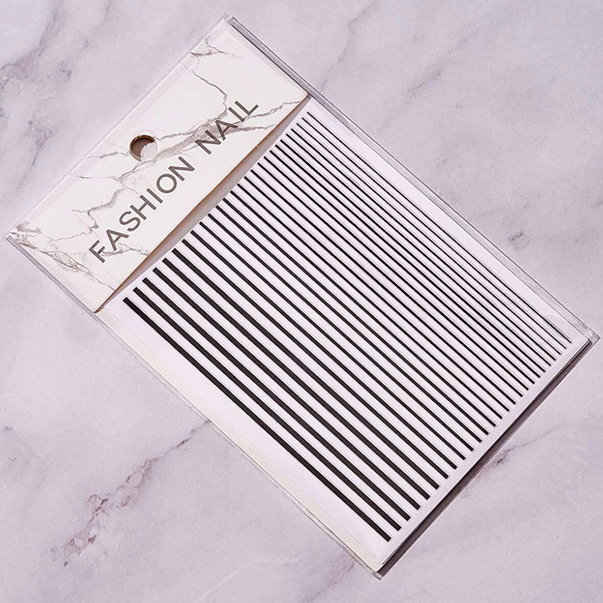 Adanil Nail Art Kendinden Yapışkanlı Şerit Sticker Siyah