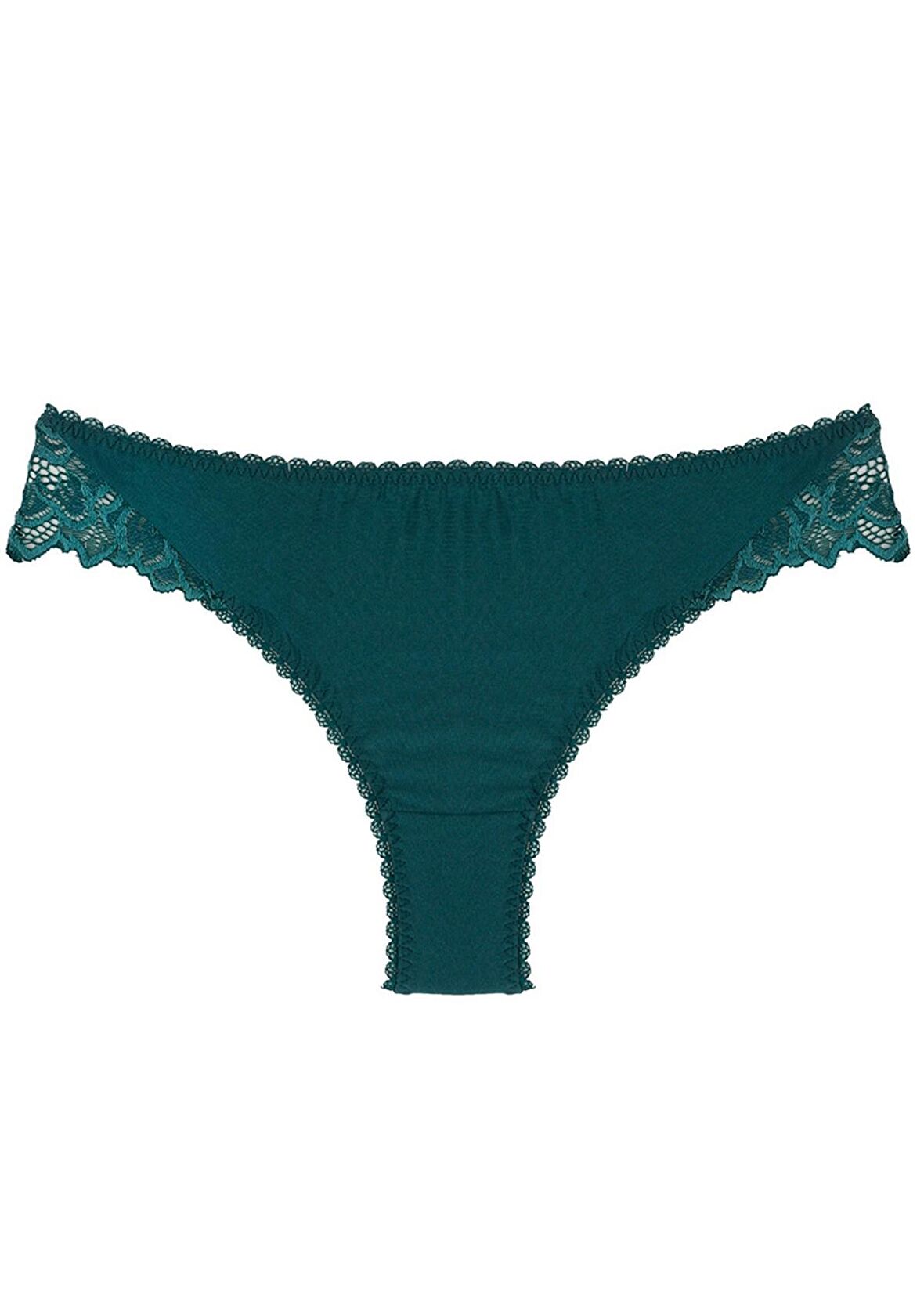 762 - Önü Kumaş,Arkası Dantel Brazil Külot