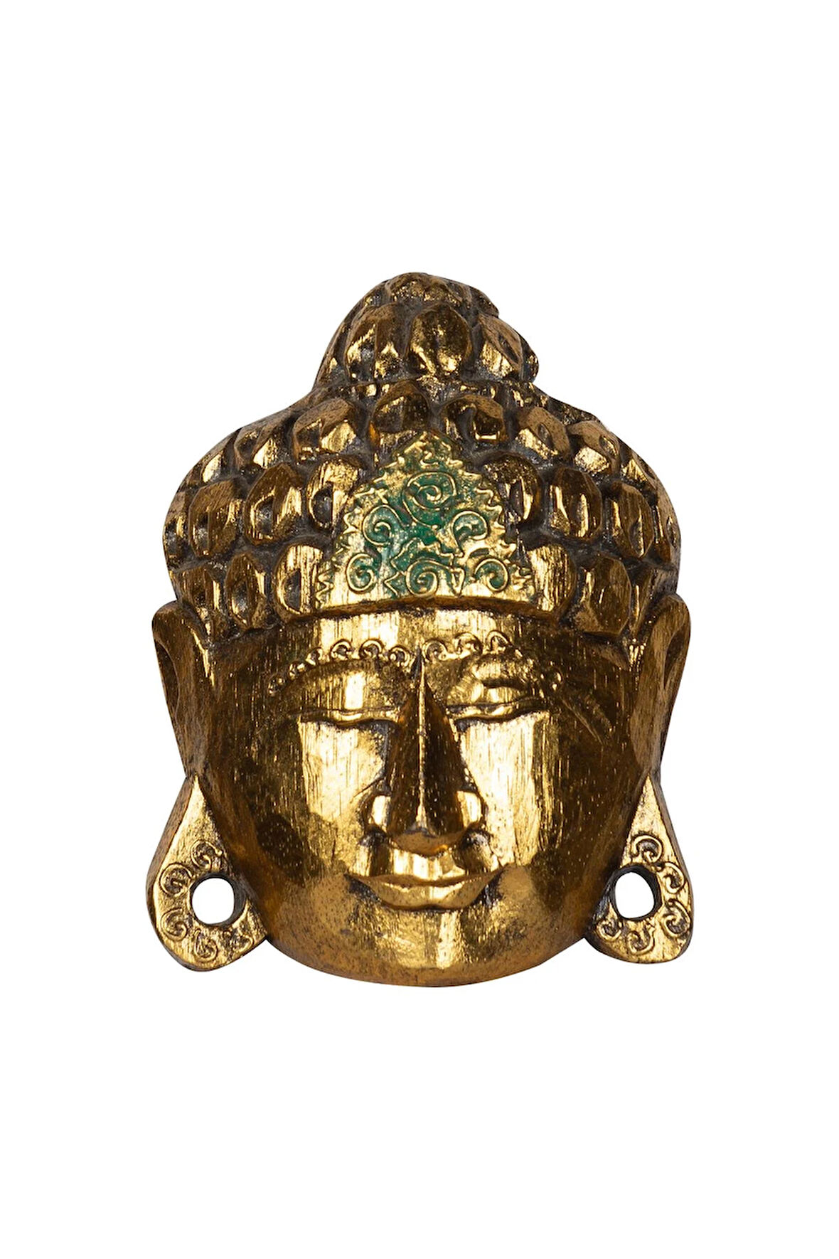 Ahsap Buda Maske El Yapımı Dekoratif Duvar Tablosu