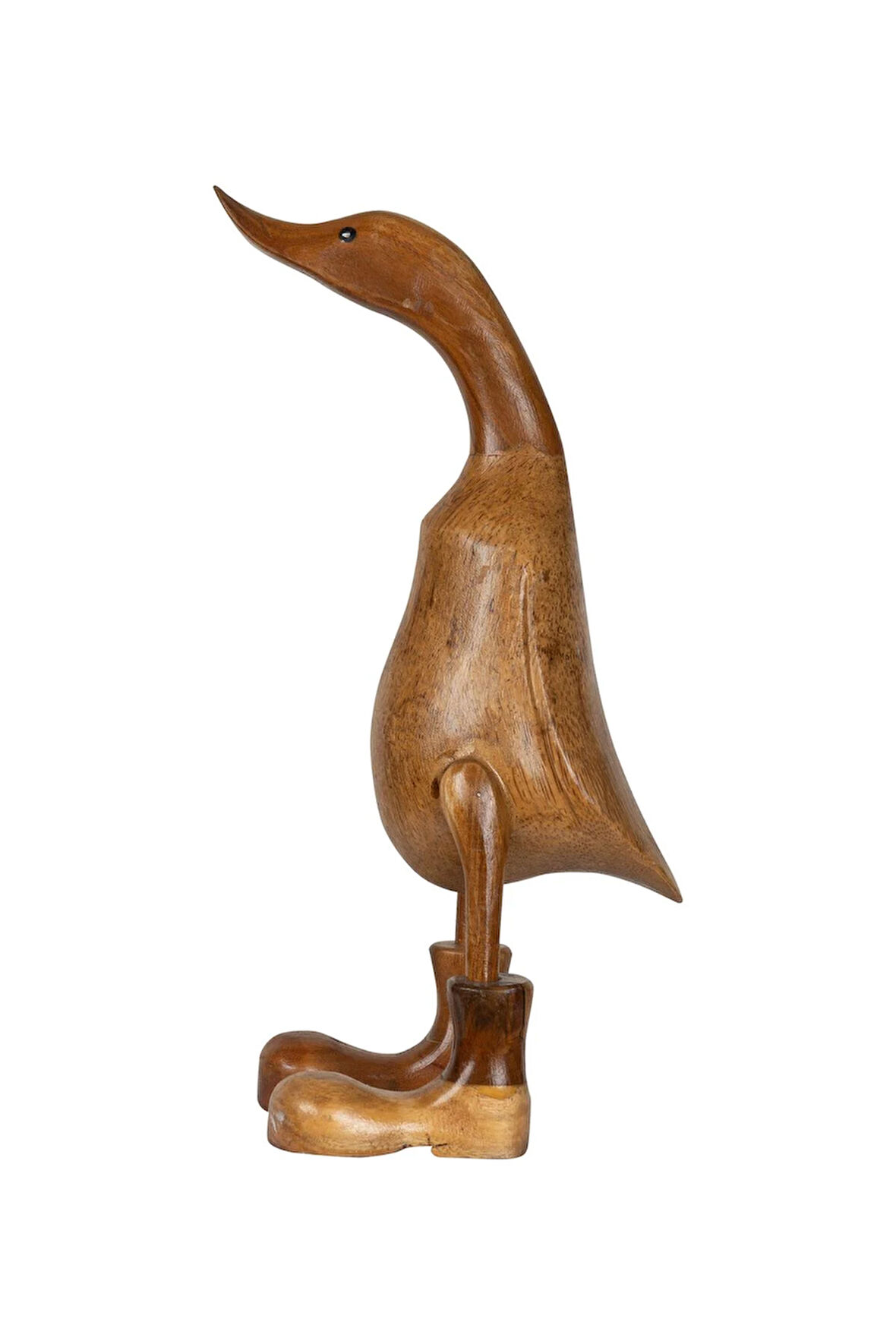 Dekoratif Hayvan Figürü Ahşap El Oyması Ördek