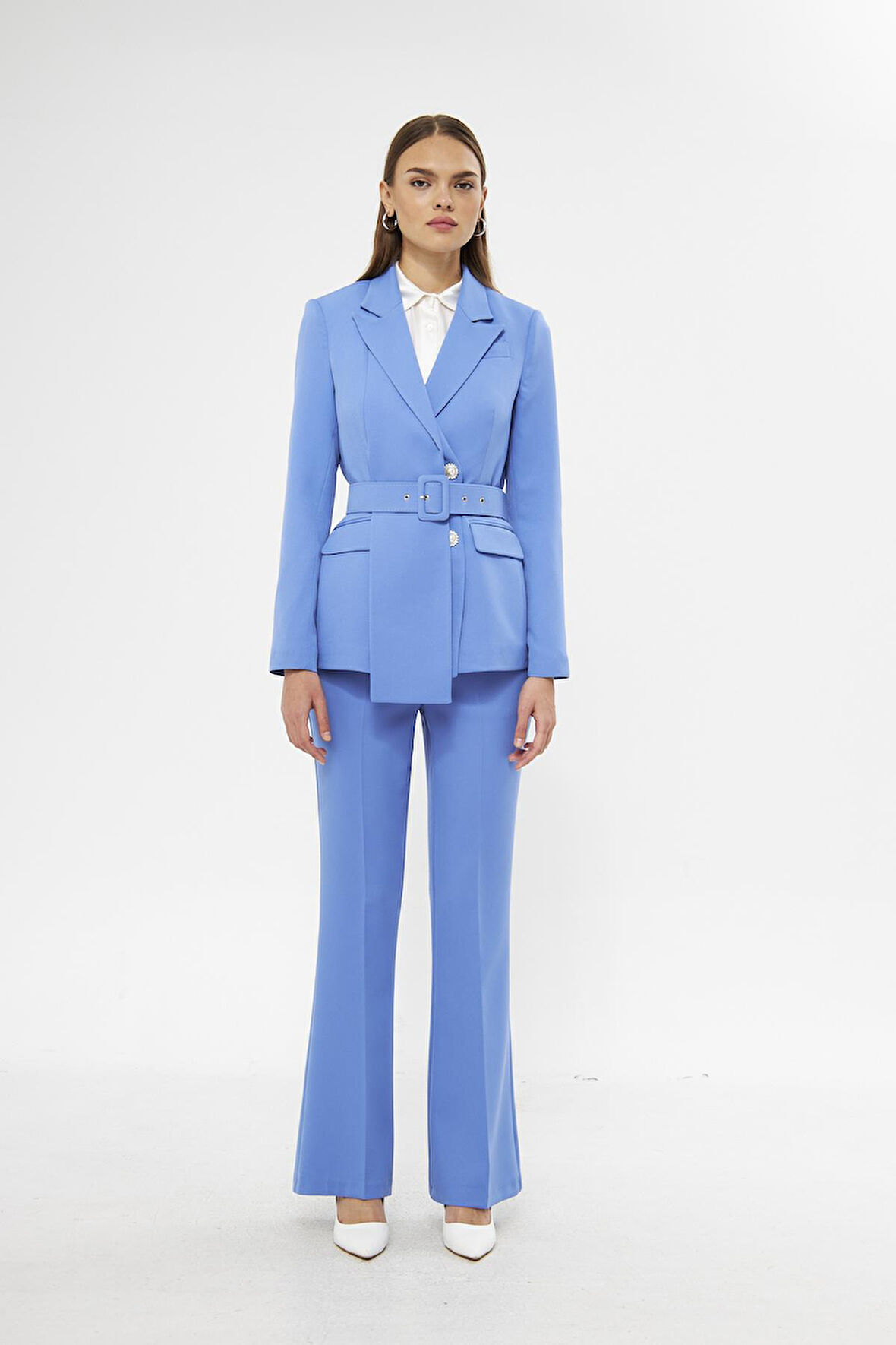 Yaka Detaylı İspanyol Paça Takım