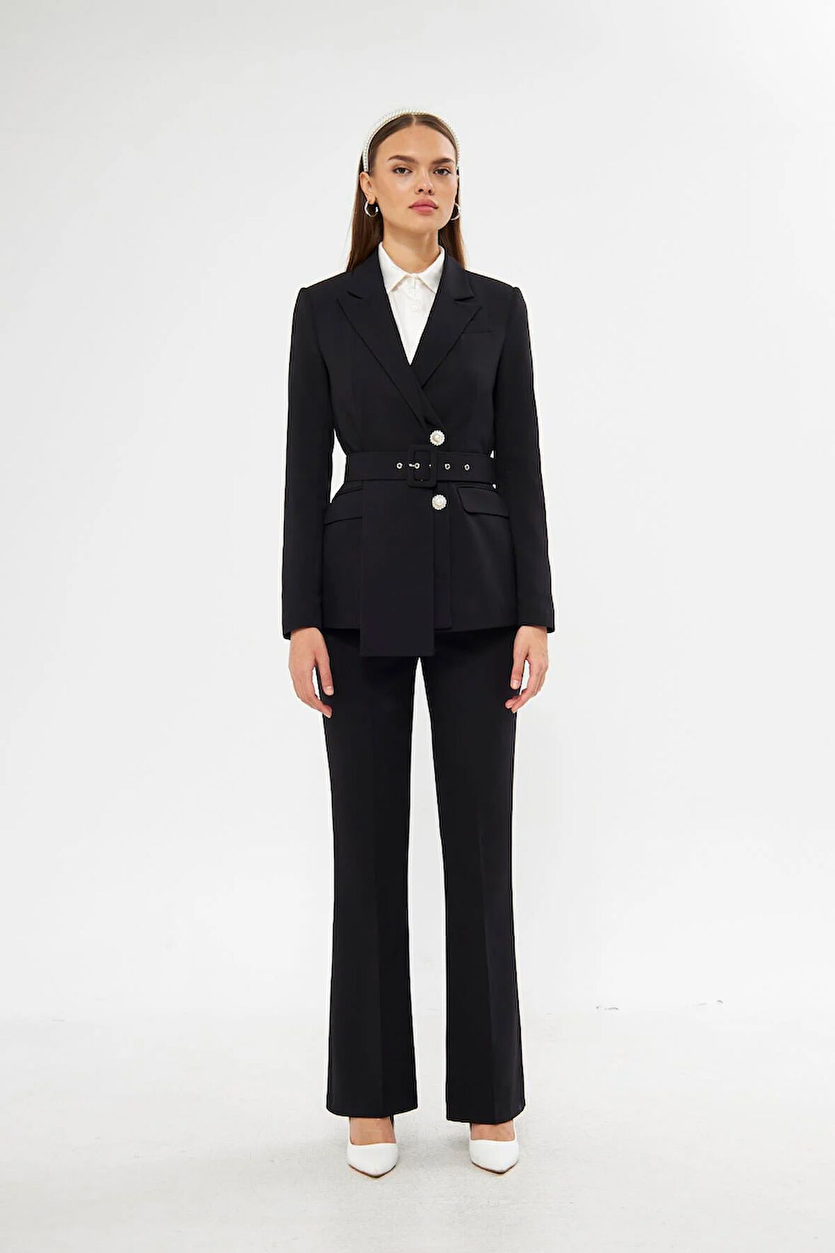 Yaka Detaylı İspanyol Paça Takım