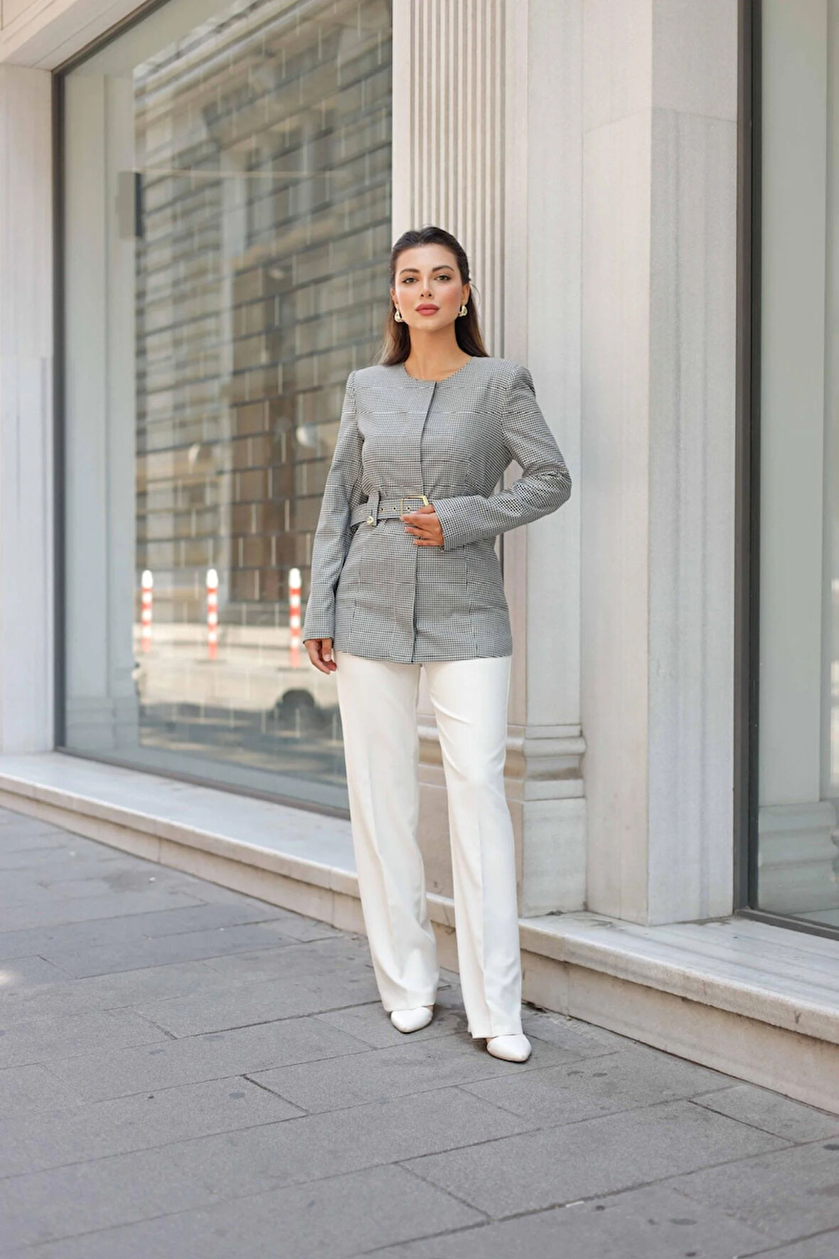 Gold Kemerli Pötikare Takım Siyah