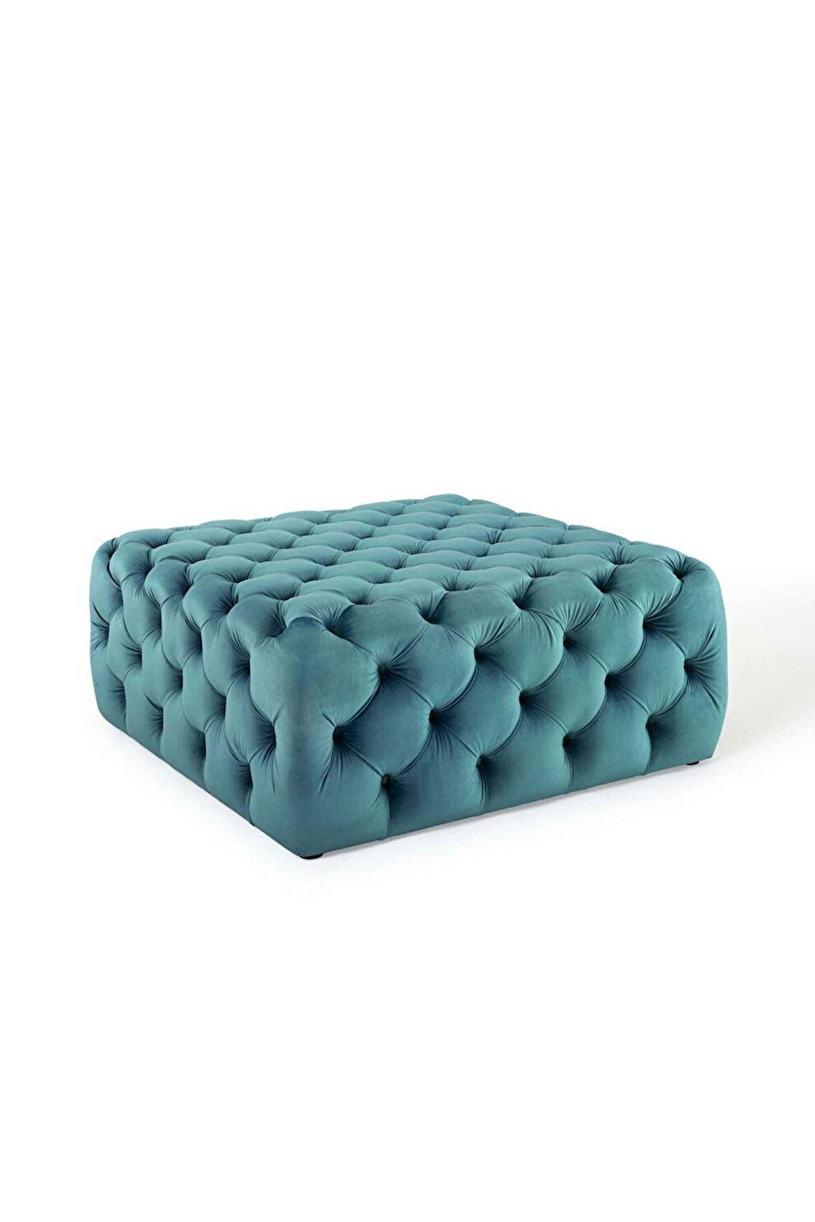 Kapitoneli Kare Puf/bench/orta Sehpa 70*70 Cm Yükseklik 40 Cm